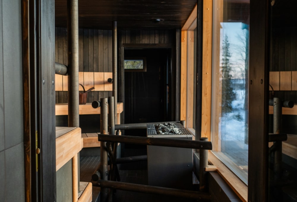 Nivunki Sauna Eingang